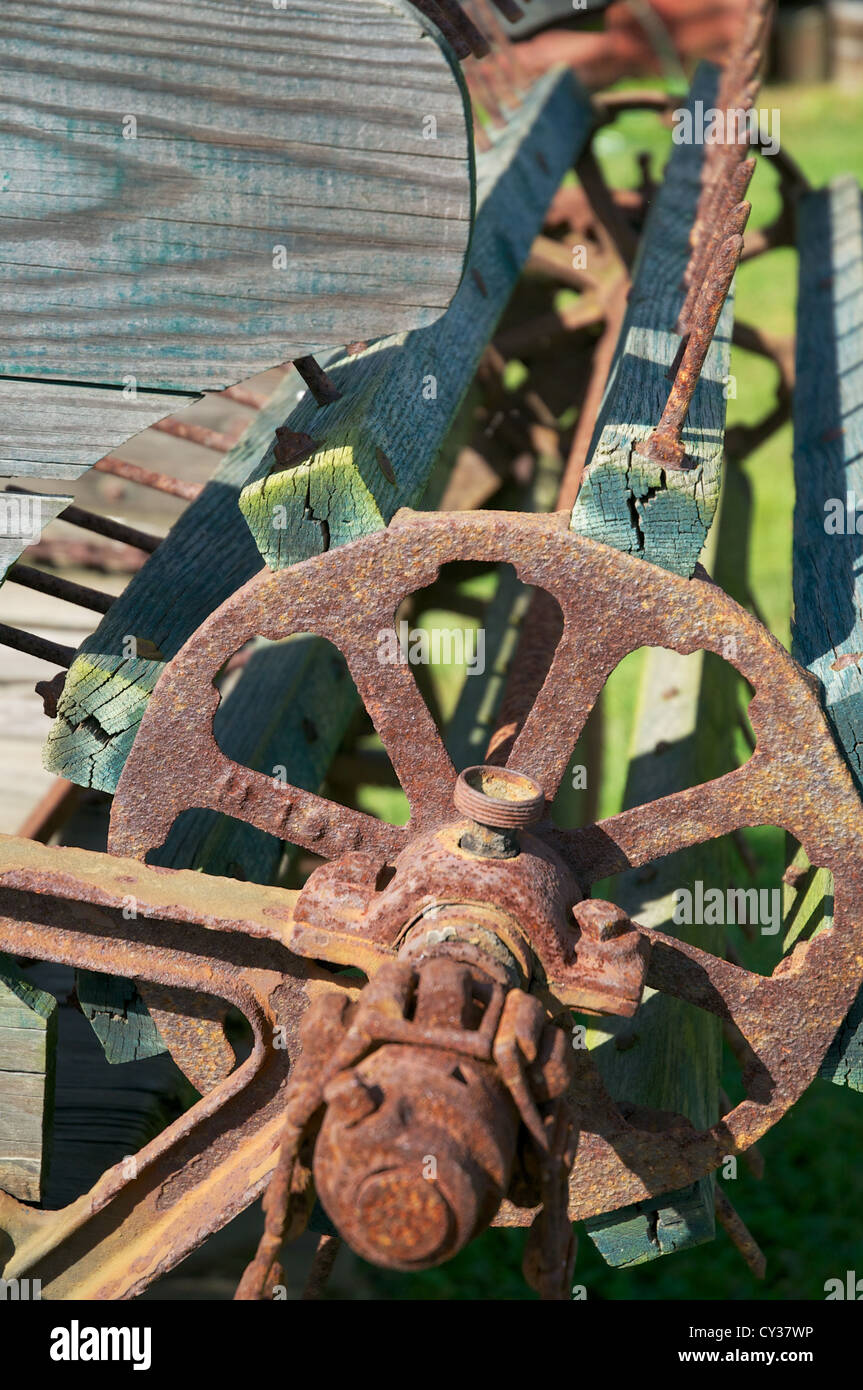 Matériel Agricole rouillé Banque D'Images