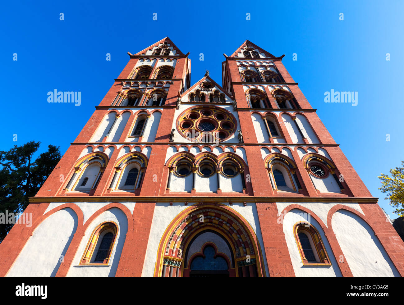 Cathédrale de Limburg an der Lahn, Allemagne Banque D'Images