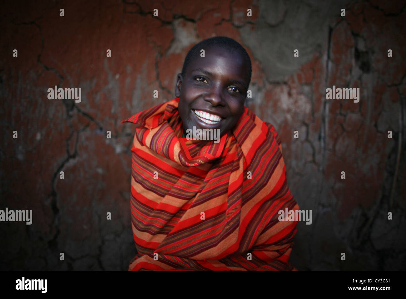 Tribu Maasai au Kenya Banque D'Images