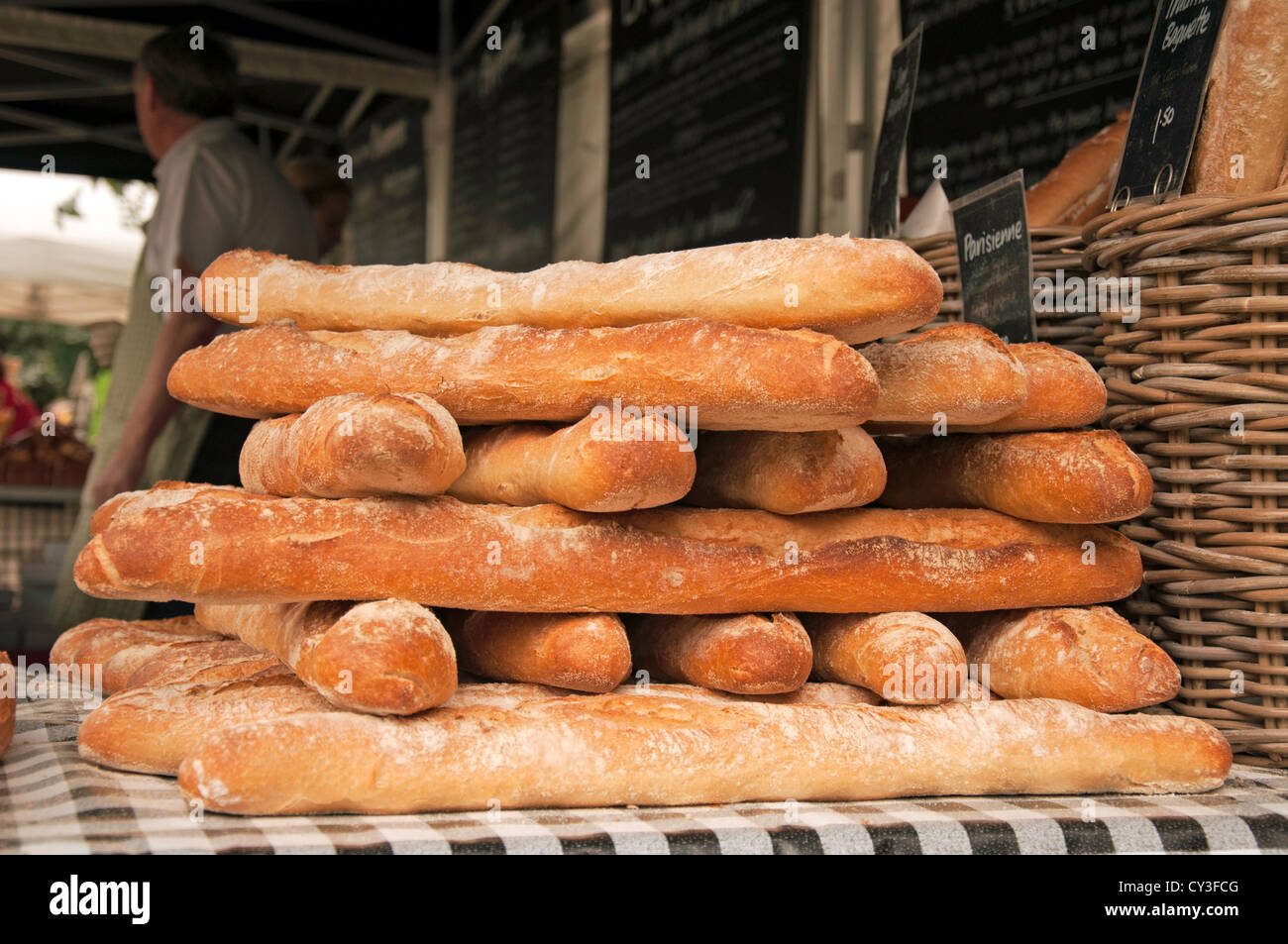 Sélection de produits de boulangerie Banque D'Images