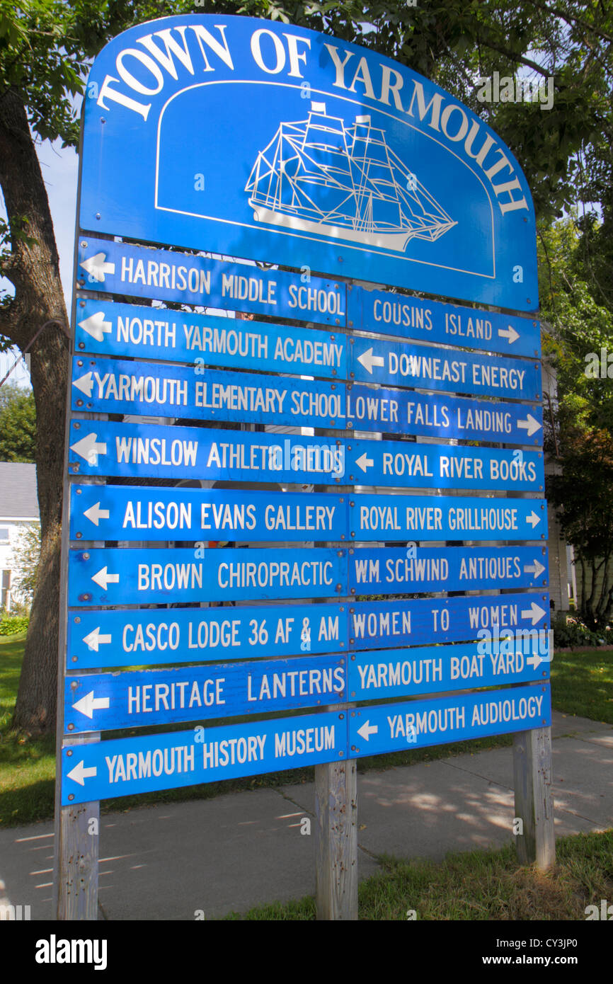 Rue principale de yarmouth Banque de photographies et d’images à haute