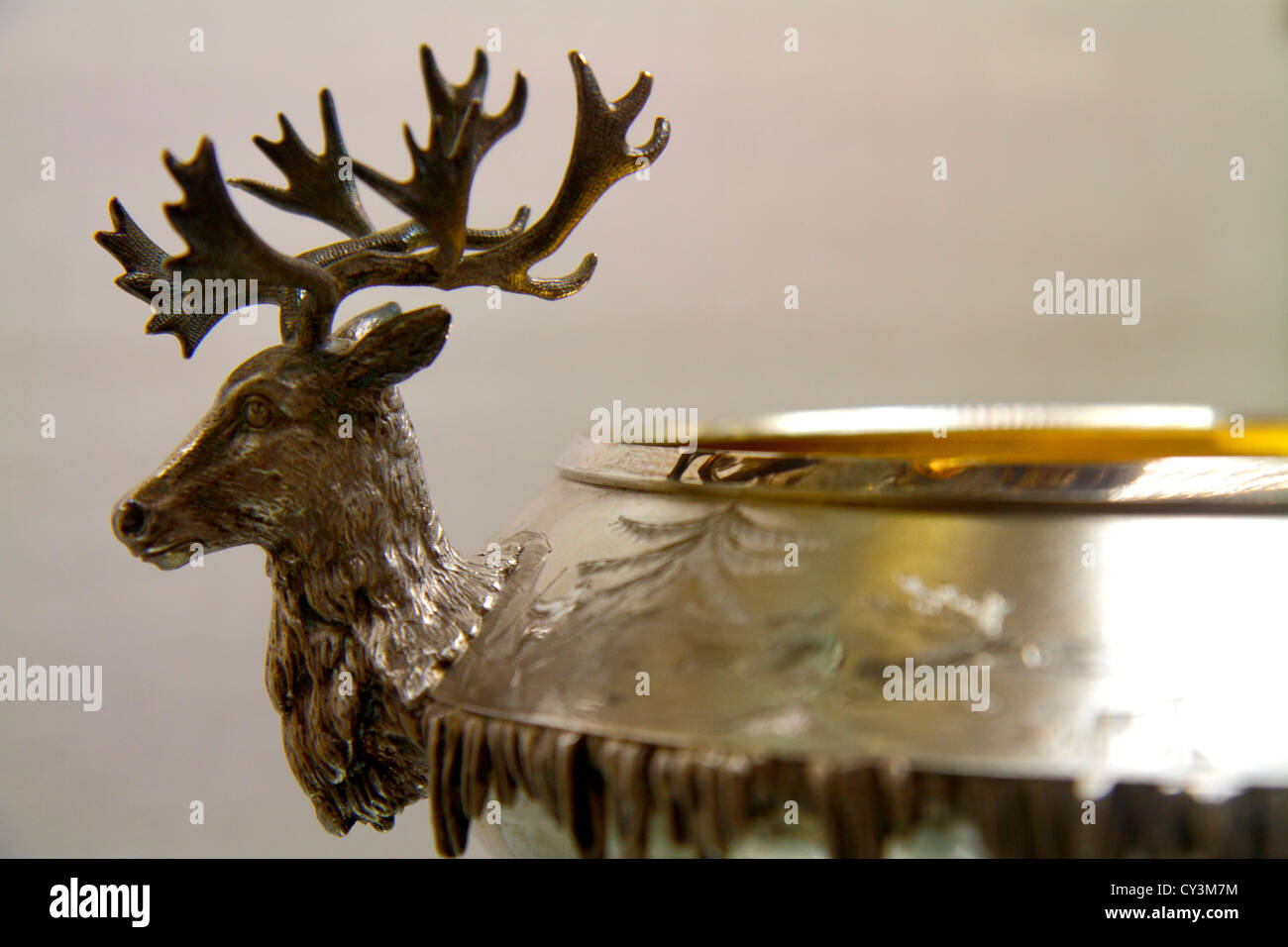 Providence Rhode Island,Nouvelle-Angleterre,College Hill,Benefit Street,Rhode Island School of Design Museum of Art,galeries,collection,Ice Bowl,silv Banque D'Images