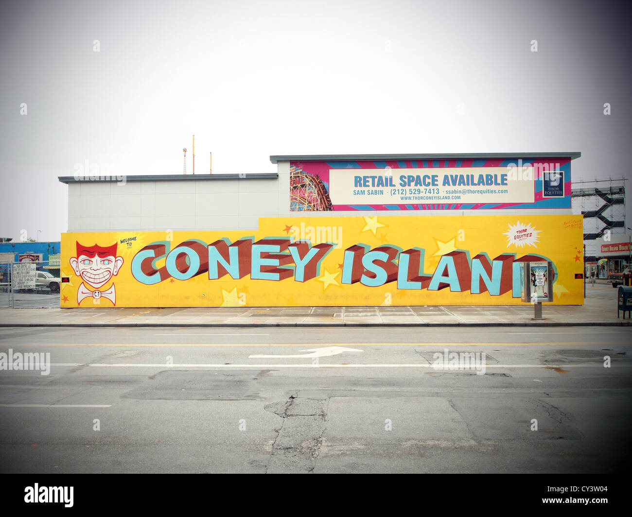 Coney Island New York City Banque D'Images