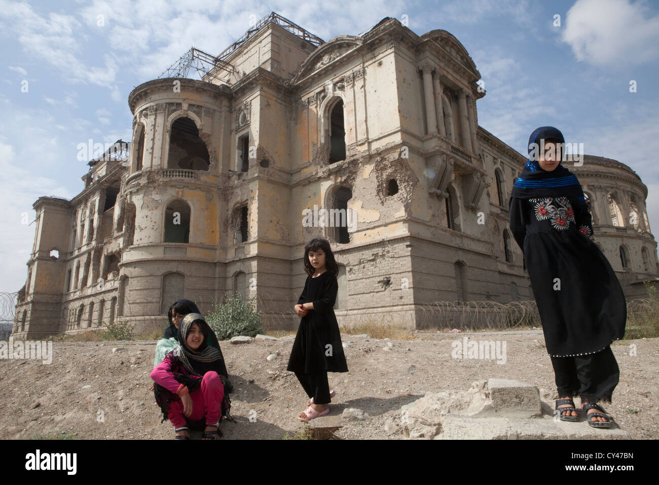 Darul Aman palace, Kaboul, Afghanistan Banque D'Images