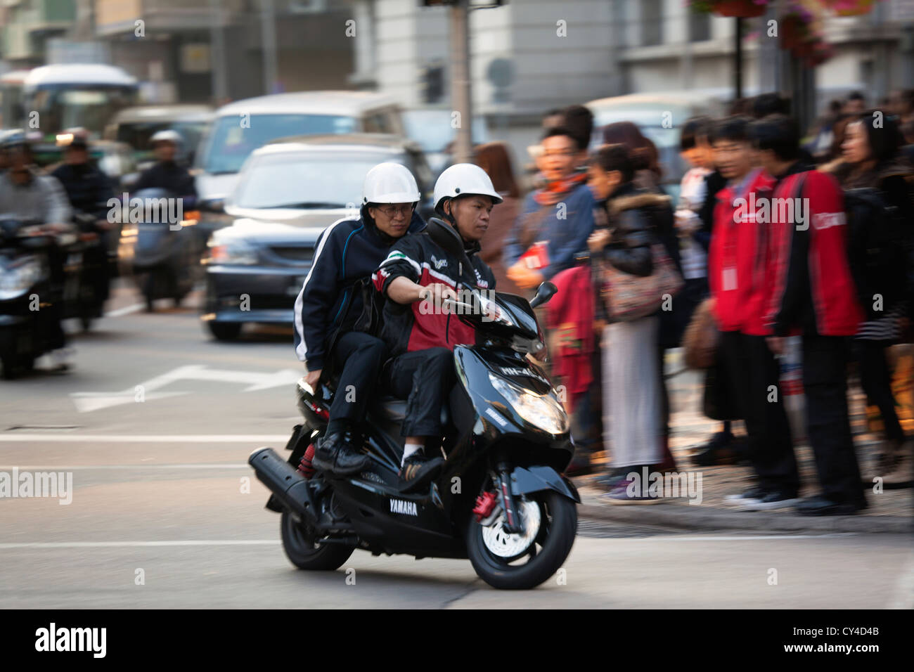 Moto à Macao, Chine Banque D'Images
