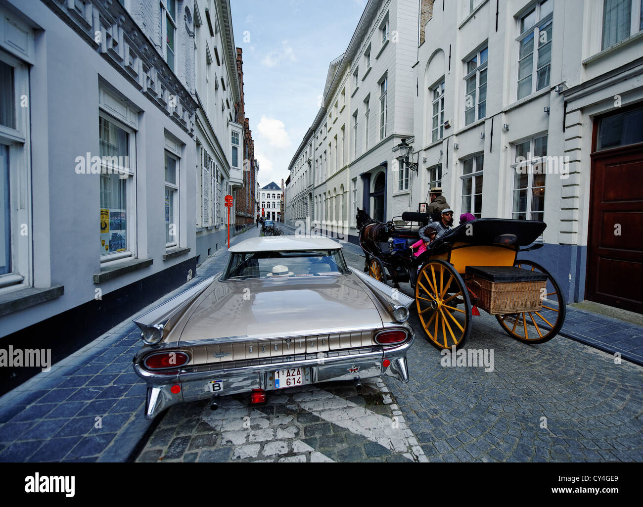 Dodge Challenger 1959 - Bruges Banque D'Images