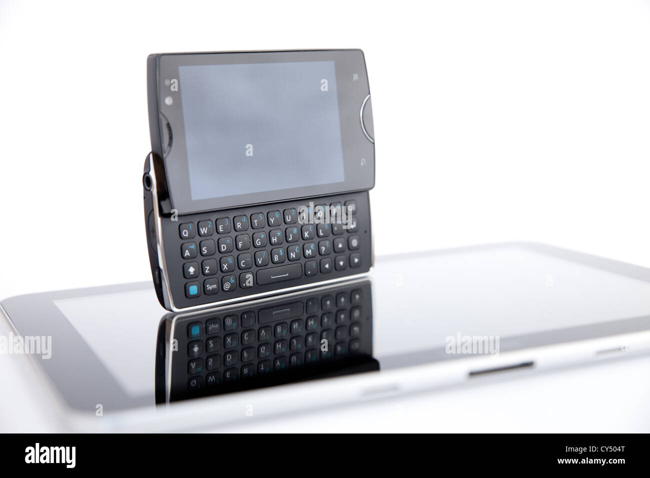 Smart Phone avec clavier QWERTY Banque D'Images