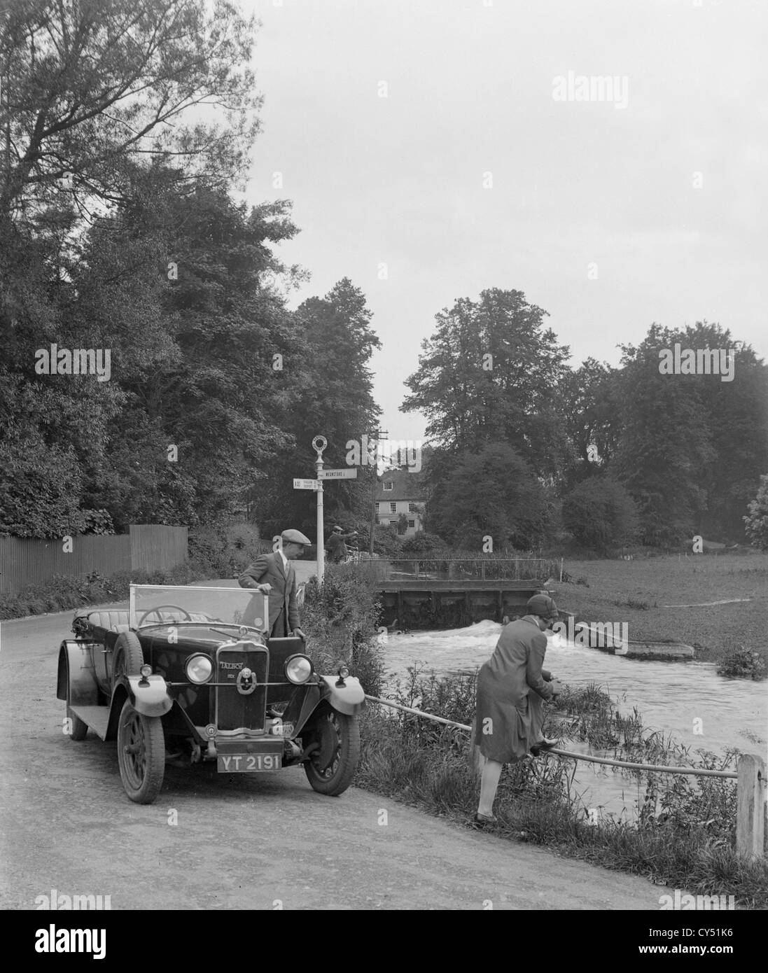Talbot à Corhampton dans Hampshire en 1930 Banque D'Images
