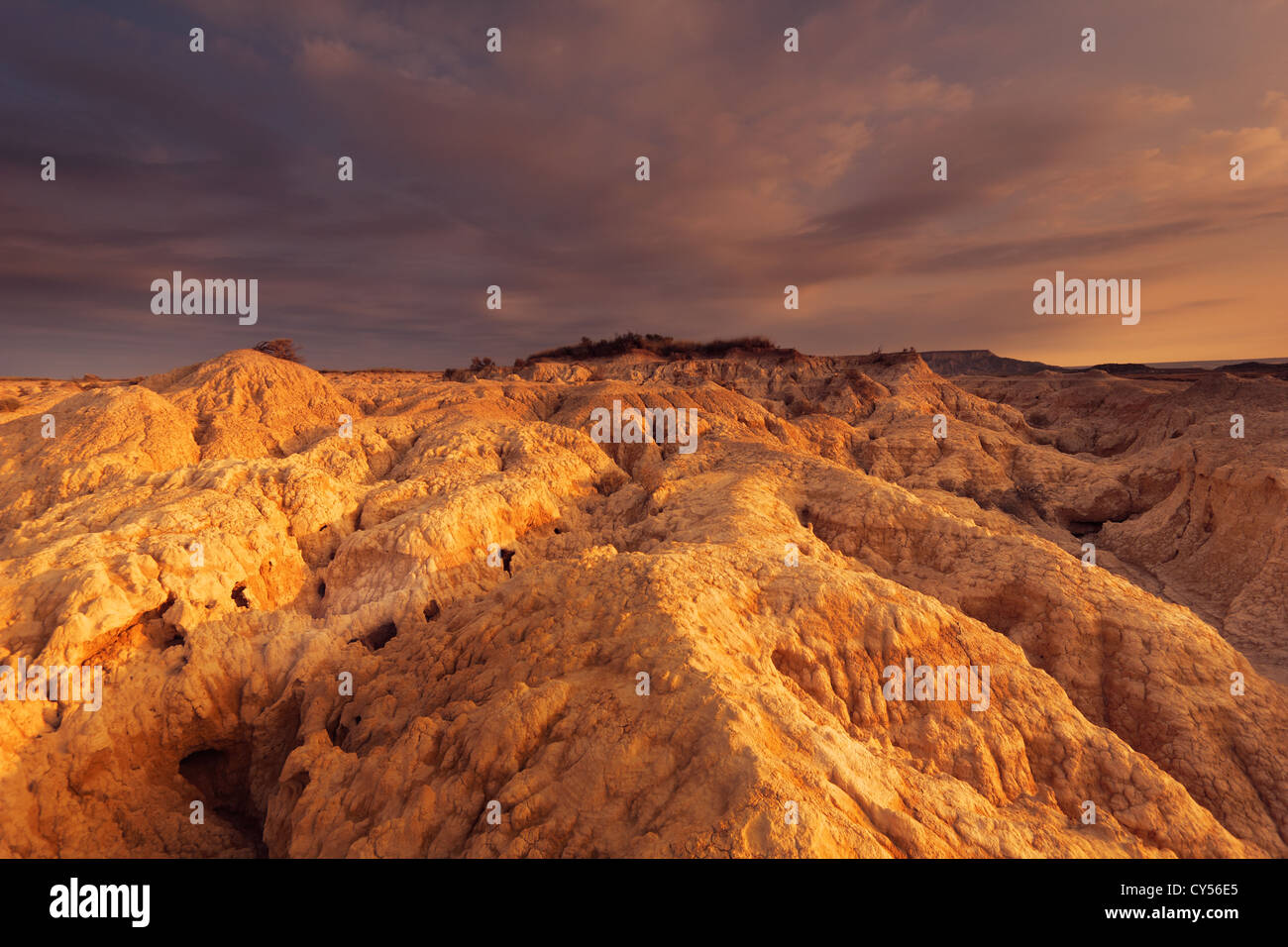 Bardenas Reales, Navarra, Espagne Banque D'Images