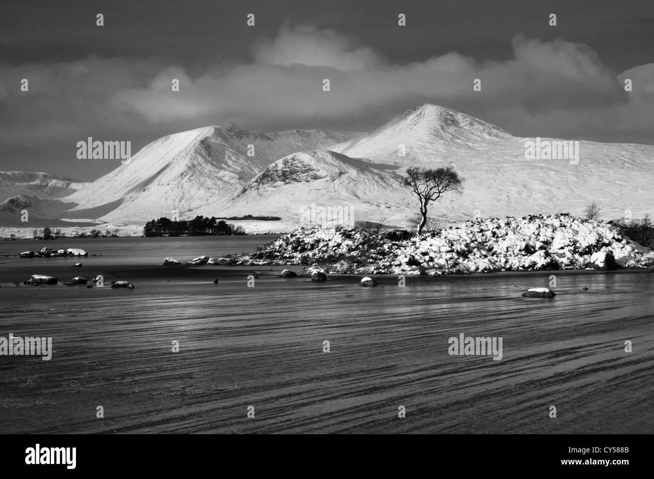 Montagne Noire, Rannoch Moor, Ecosse, Royaume-Uni. Banque D'Images