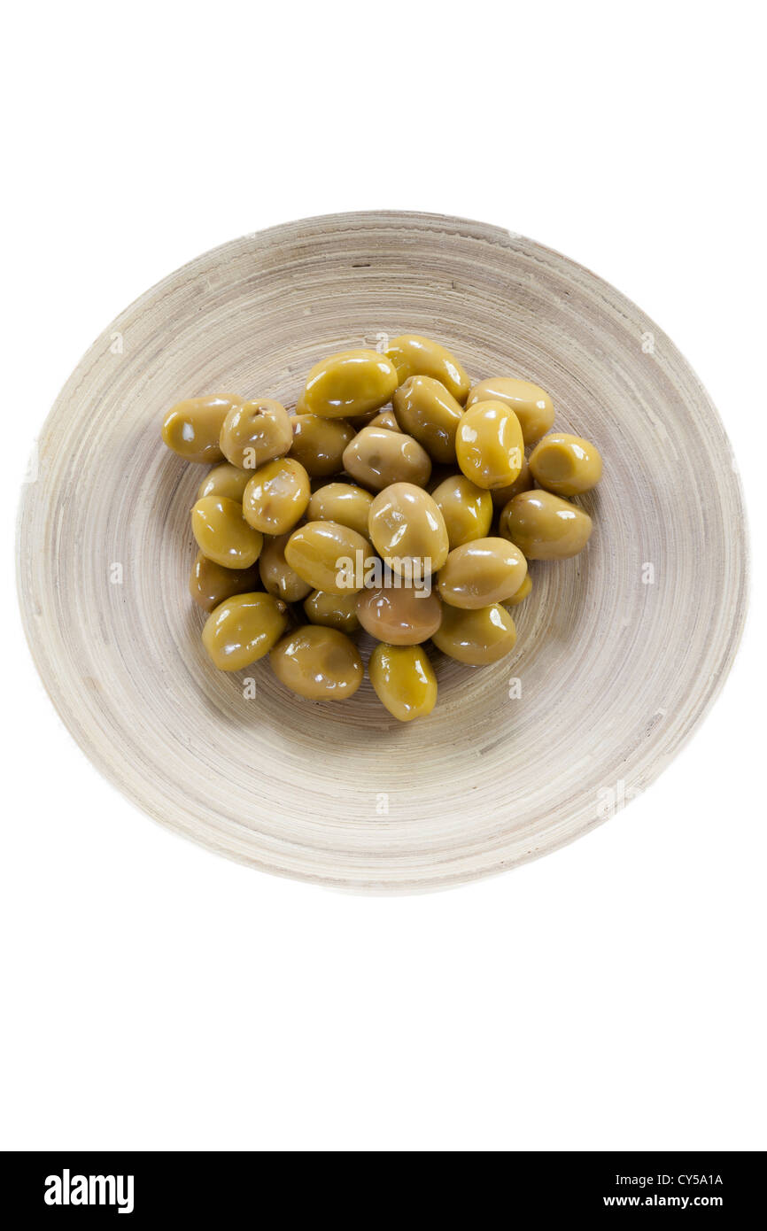 Olives vertes Banque D'Images