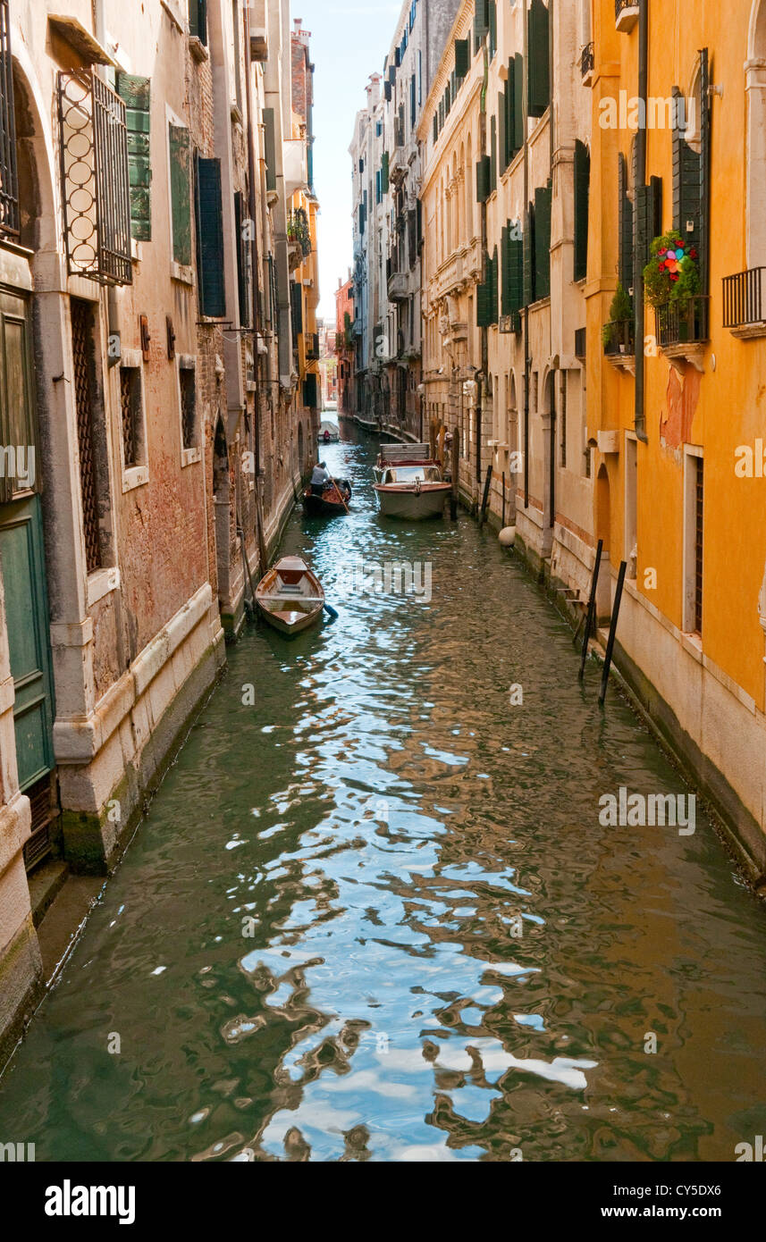 Petit canal, Venise, Italie Banque D'Images