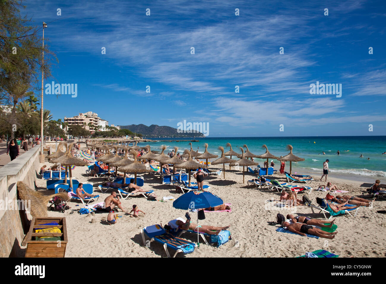 Cala Millor, Majorque, Espagne Banque D'Images