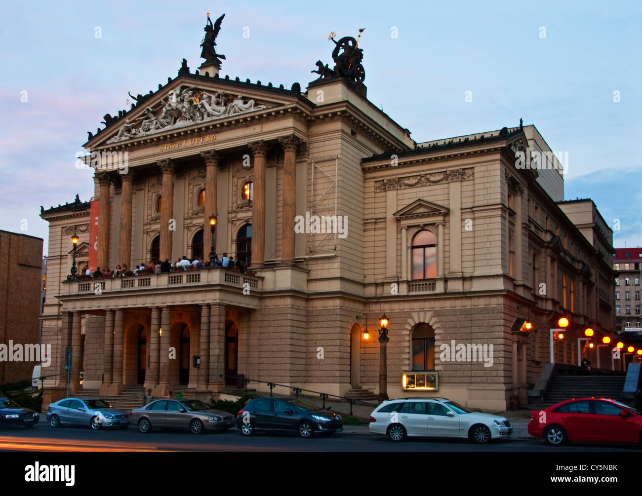 Opéra Statni de Prague, l'Opéra Banque D'Images