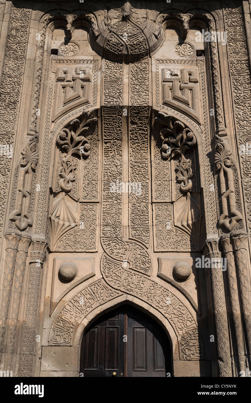 Madrasa Ince Minareli, Konya, Turquie Banque D'Images