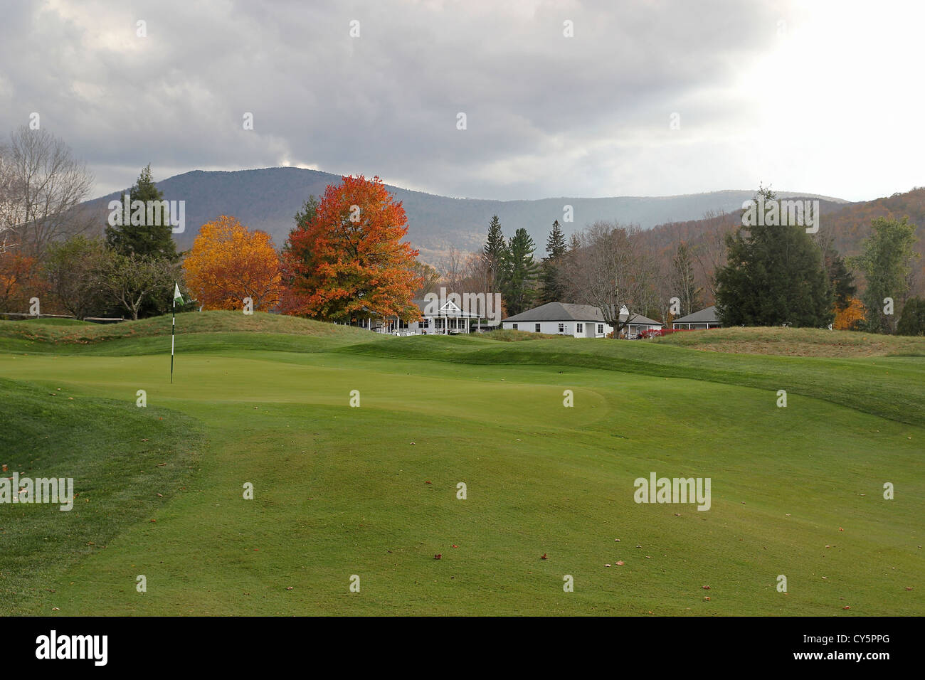 Dorset Field Club de golf, le plus ancien golf exploité aux États-Unis. Dorset, Vermont Banque D'Images