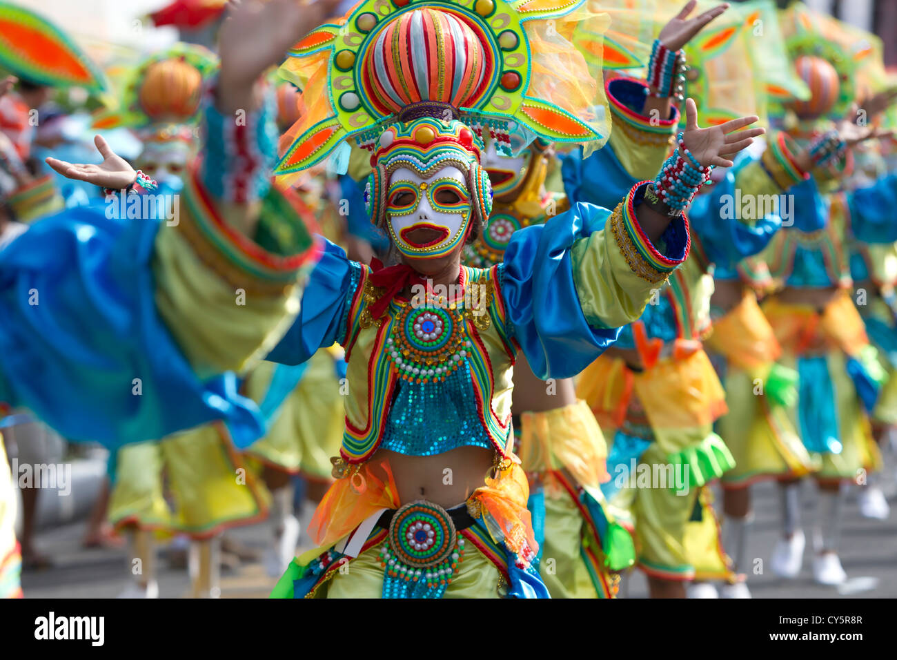 Masskara festival, Bacolod City, Philippines,Negros Occidental Banque D'Images