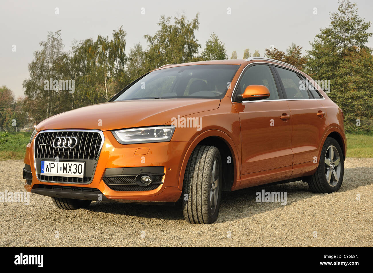 Audi Q3 - 2011 - Allemand MON SUV compact premium du segment (H) - au parc Banque D'Images