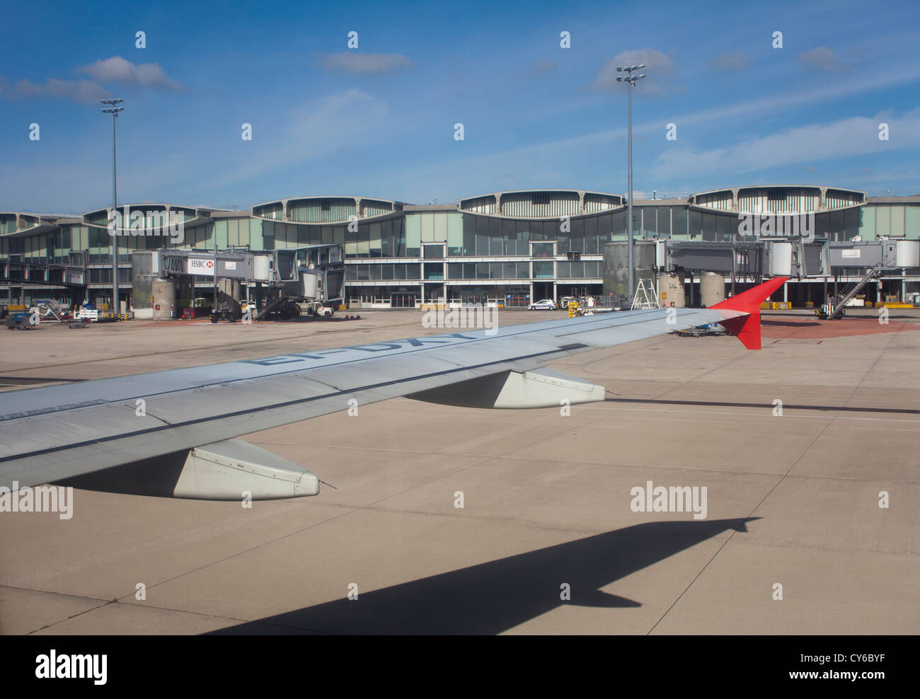 L'aéroport de Paris-Charles de Gaulle. Paris, France. Banque D'Images