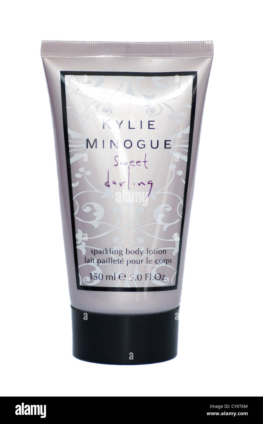 Kylie Minogue Le 115 Sparkling Body Lotion Banque D'Images