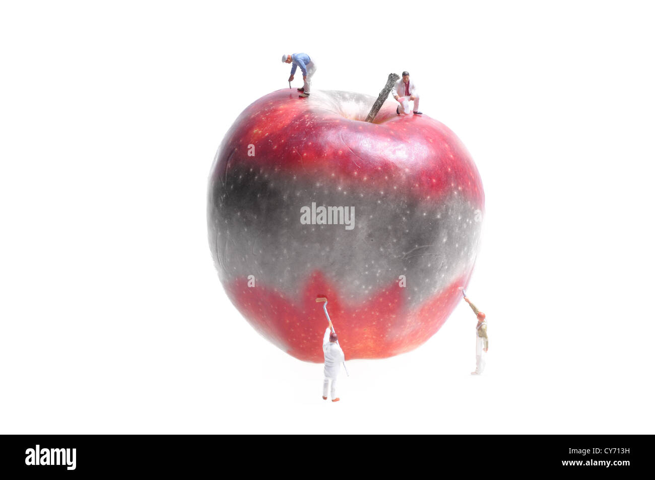 peinture d’Apple Banque D'Images