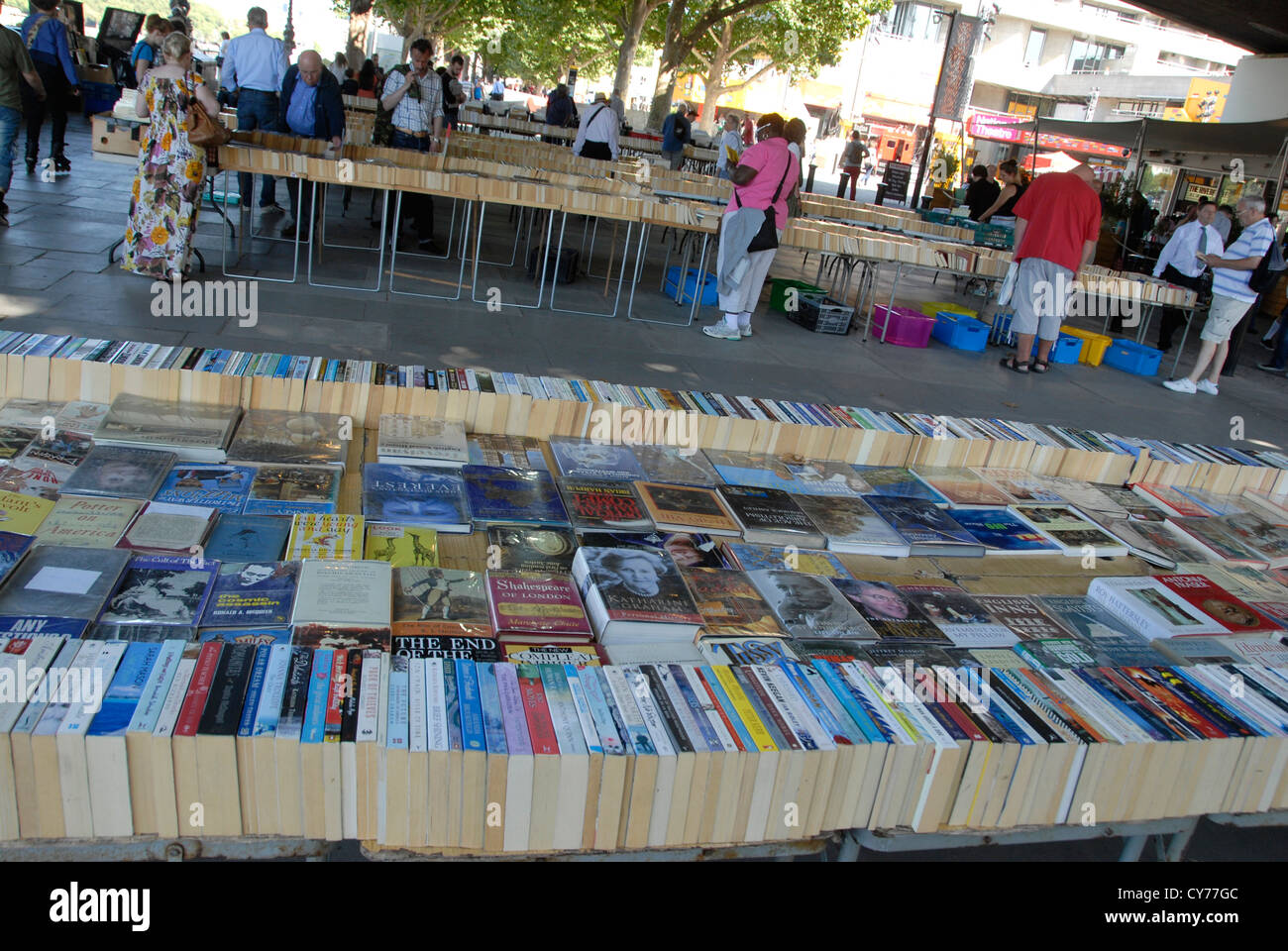 Foire du livre de South Bank, Londres UK Banque D'Images