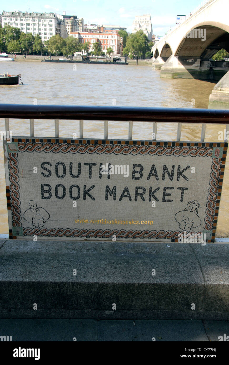 Foire du livre de South Bank, Londres UK Banque D'Images