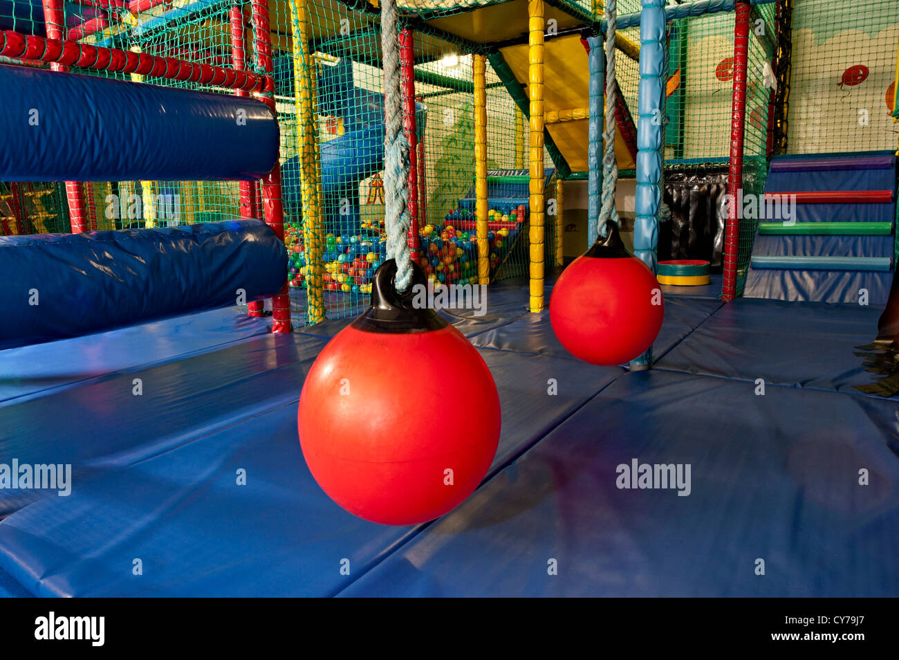 Une piscine soft centre de jeux pour les enfants en Angleterre Banque D'Images