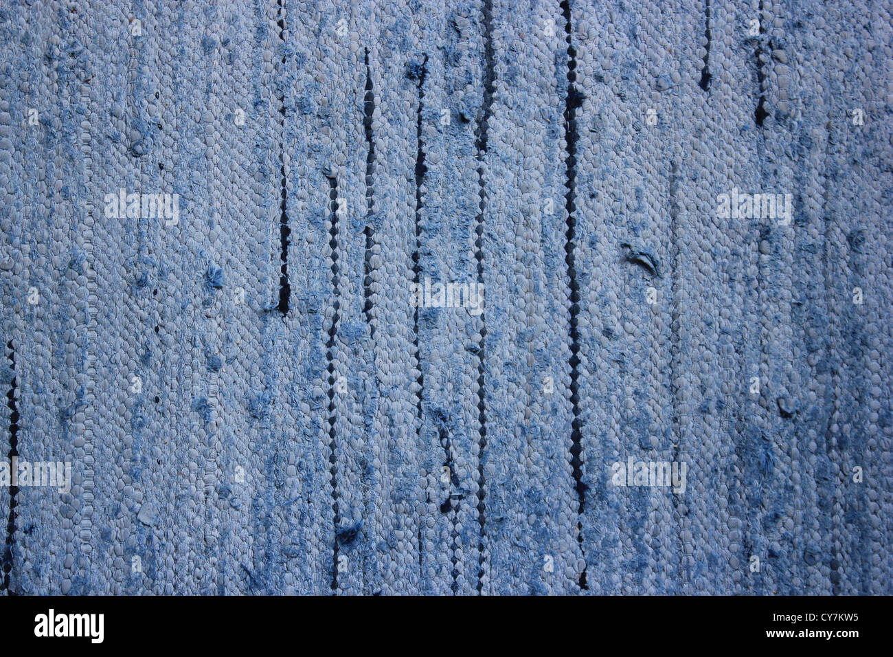 La texture du tapis de sol bleu Banque D'Images