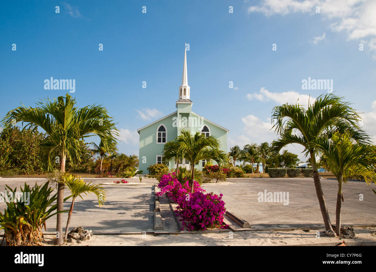 Église sur l'île de Little Cayman Banque D'Images