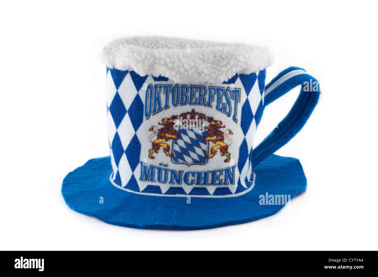 Oktoberfest Funny hat comme un verre de bière Banque D'Images