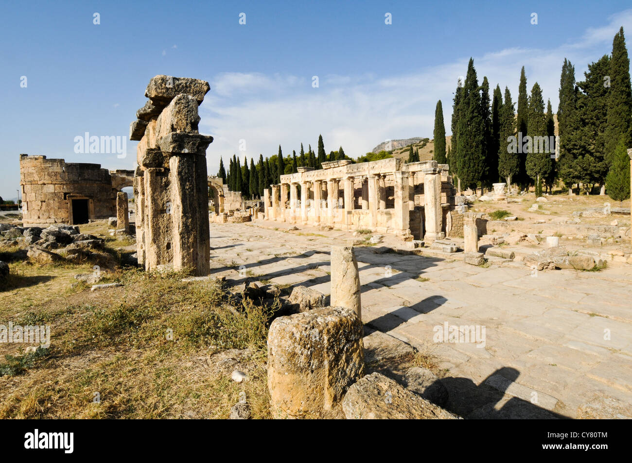 Hiérapolis, Le Greco Romains ville sacrée ruines,Turquie 2012 Banque D'Images