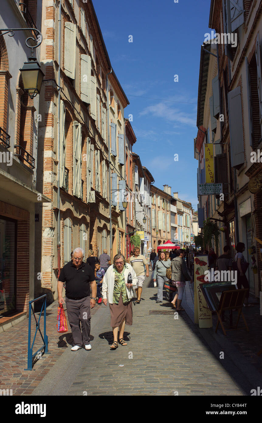 Olives exposés à la vente Moissac Tarn et Garonne France Banque D'Images