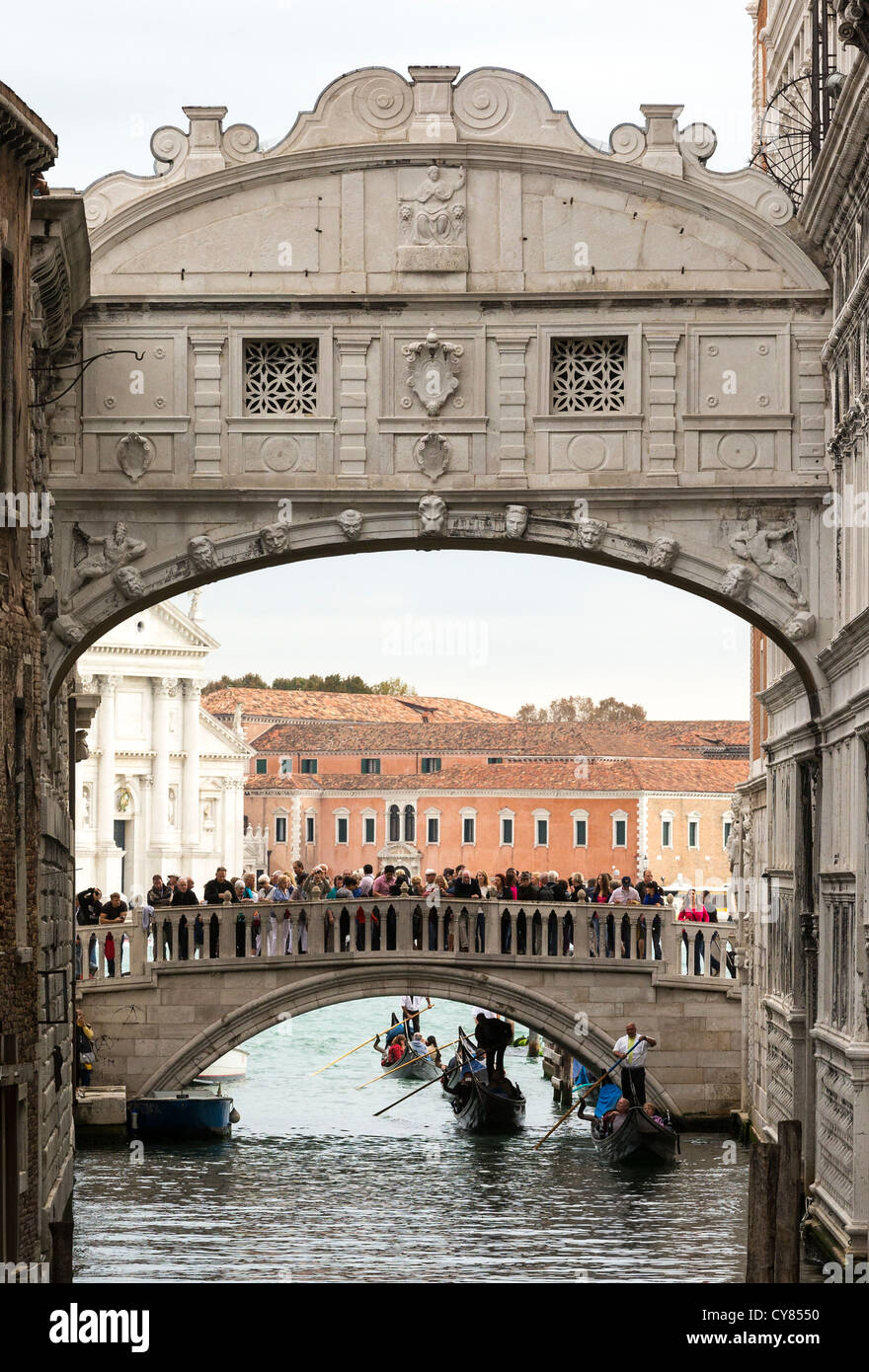 Le Pont des Soupirs, Venise Banque D'Images