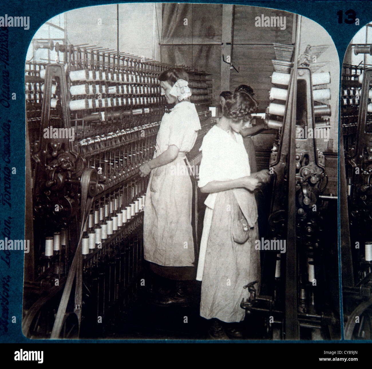Les femmes des ouvriers d'usine, Paterson, New Jersey, Etats-Unis, vers 1900 Banque D'Images
