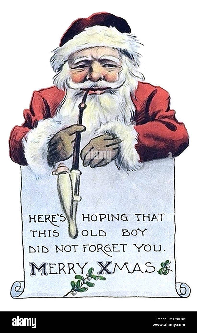 Comment Dit On Père Noël En Anglais Saying santa claus Banque de photographies et d'images à haute résolution - Alamy