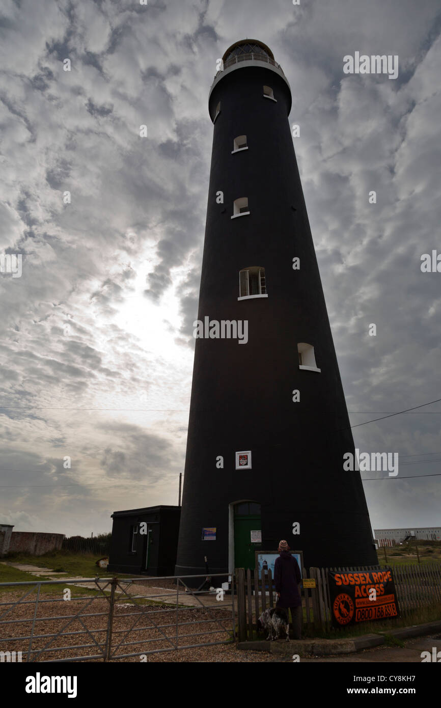 Vieux phare dormeur ; Kent, UK Banque D'Images