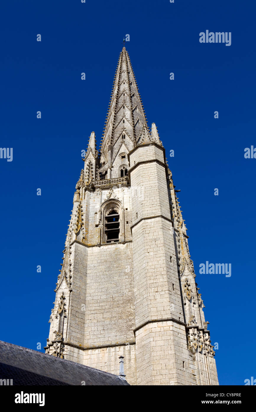 Niort ancienne église gothique, Aquitaine, France Banque D'Images