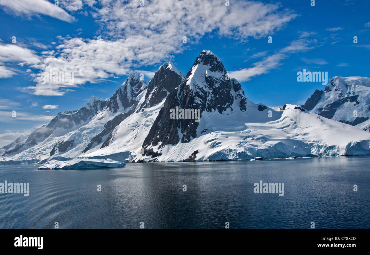 Le détroit de Gerlache, Péninsule Antarctique Banque D'Images