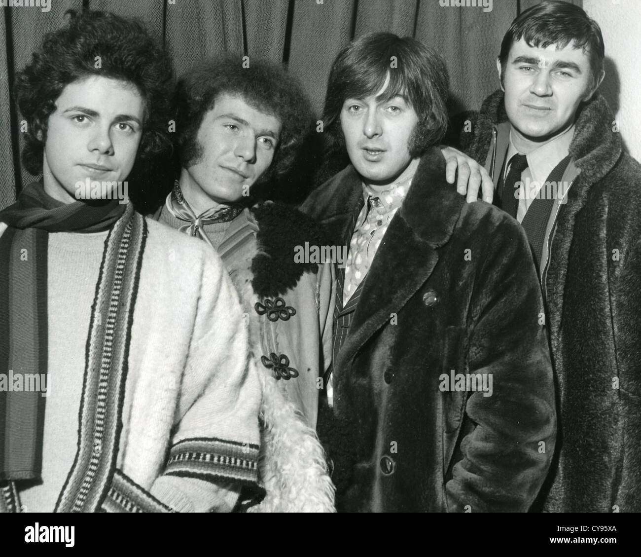 SPENCER DAVIS GROUP UK pop group en décembre 1967. Voir la description ci-dessous pour les noms. Photo Tony Gale. Banque D'Images