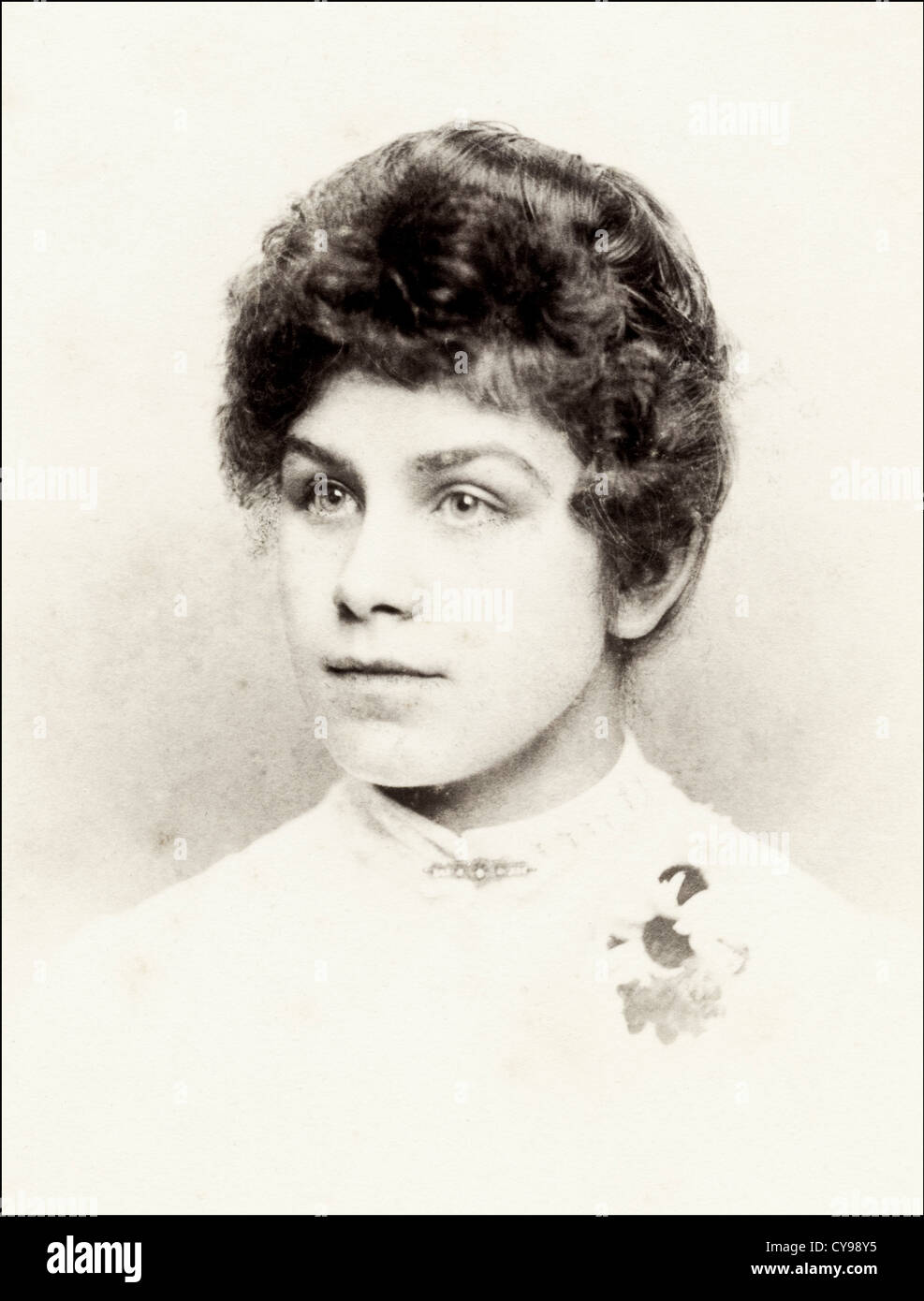 Victorian woman portrait circa 1880 Banque D'Images