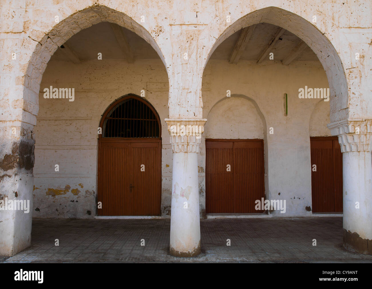 Arcades ottomanes, l'Erythrée à Massawa Banque D'Images