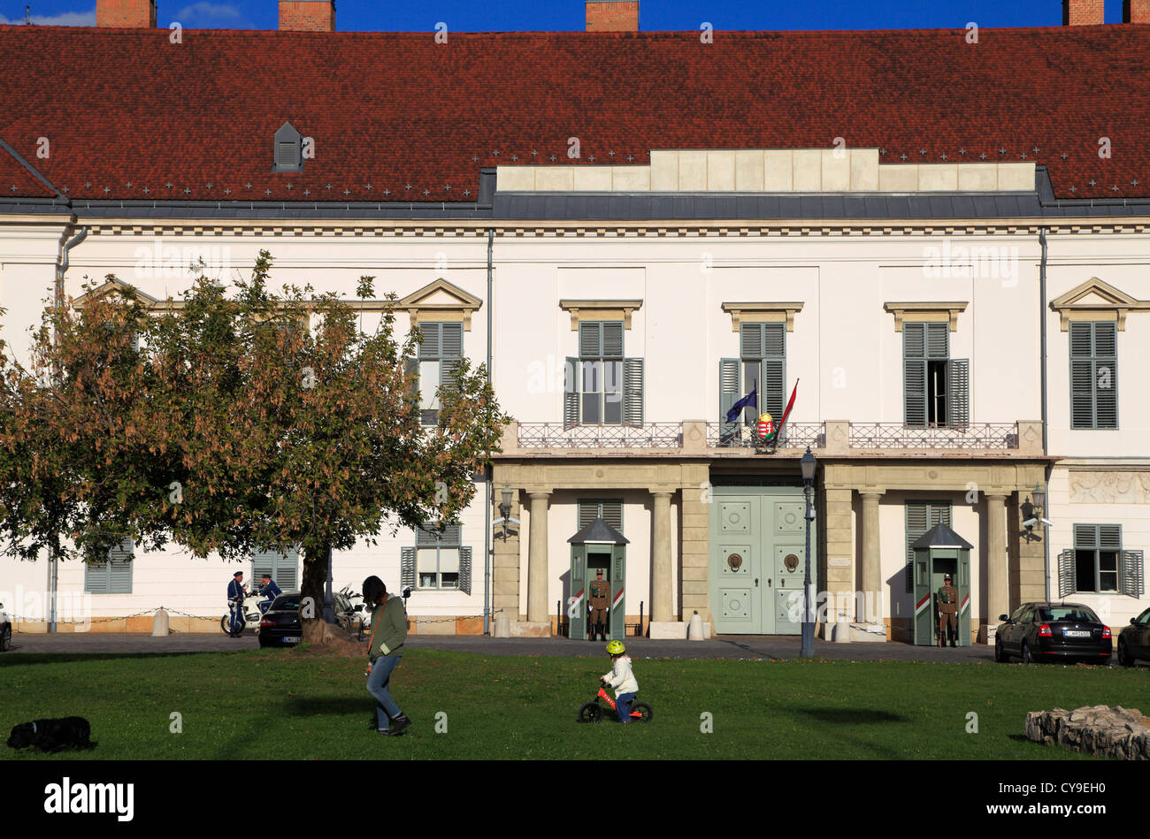La Hongrie, Budapest, Sándor Palace, résidence du Président, Banque D'Images