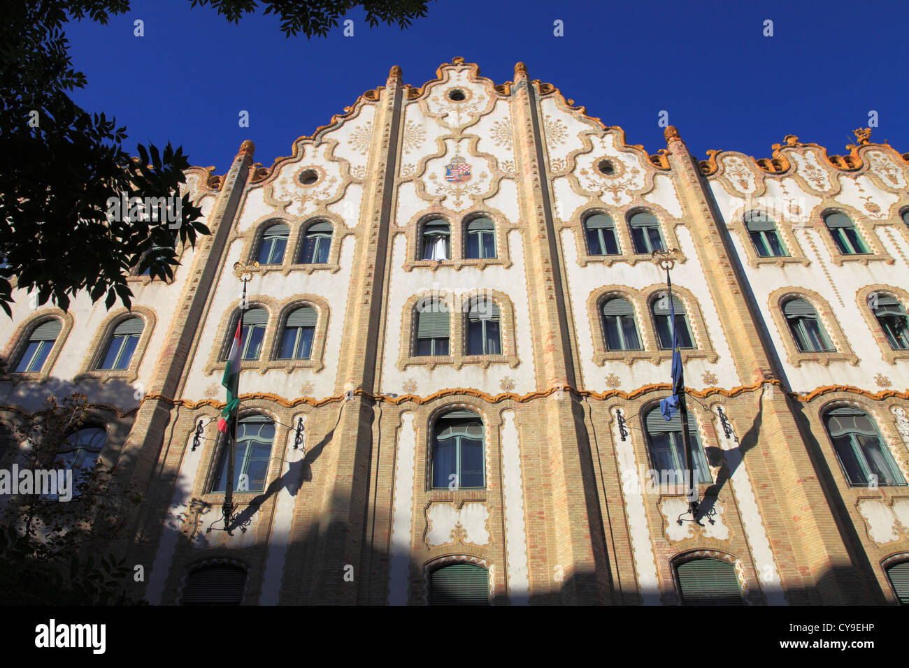 Hongrie, Budapest, l'ancien bureau de poste, banque d'épargne Banque D'Images