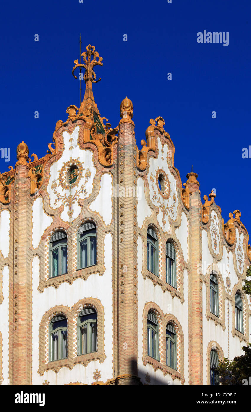 Hongrie, Budapest, l'ancien bureau de poste, banque d'épargne Banque D'Images