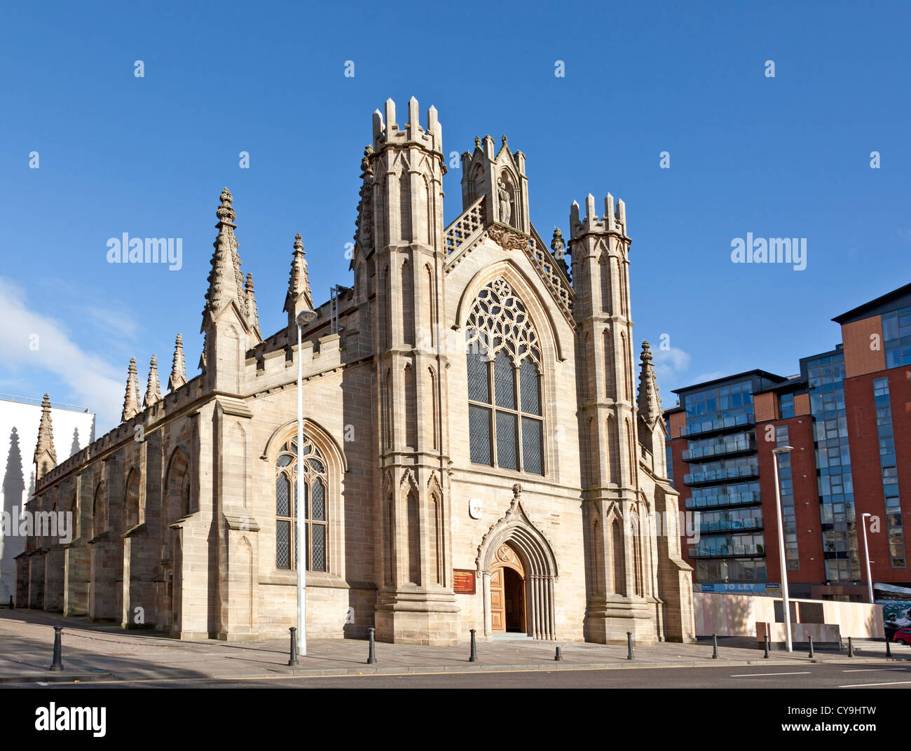 Cathédrale Métropolitaine de St Andrews (catholique) [1814] Clyde Street, Glasgow Central. Banque D'Images