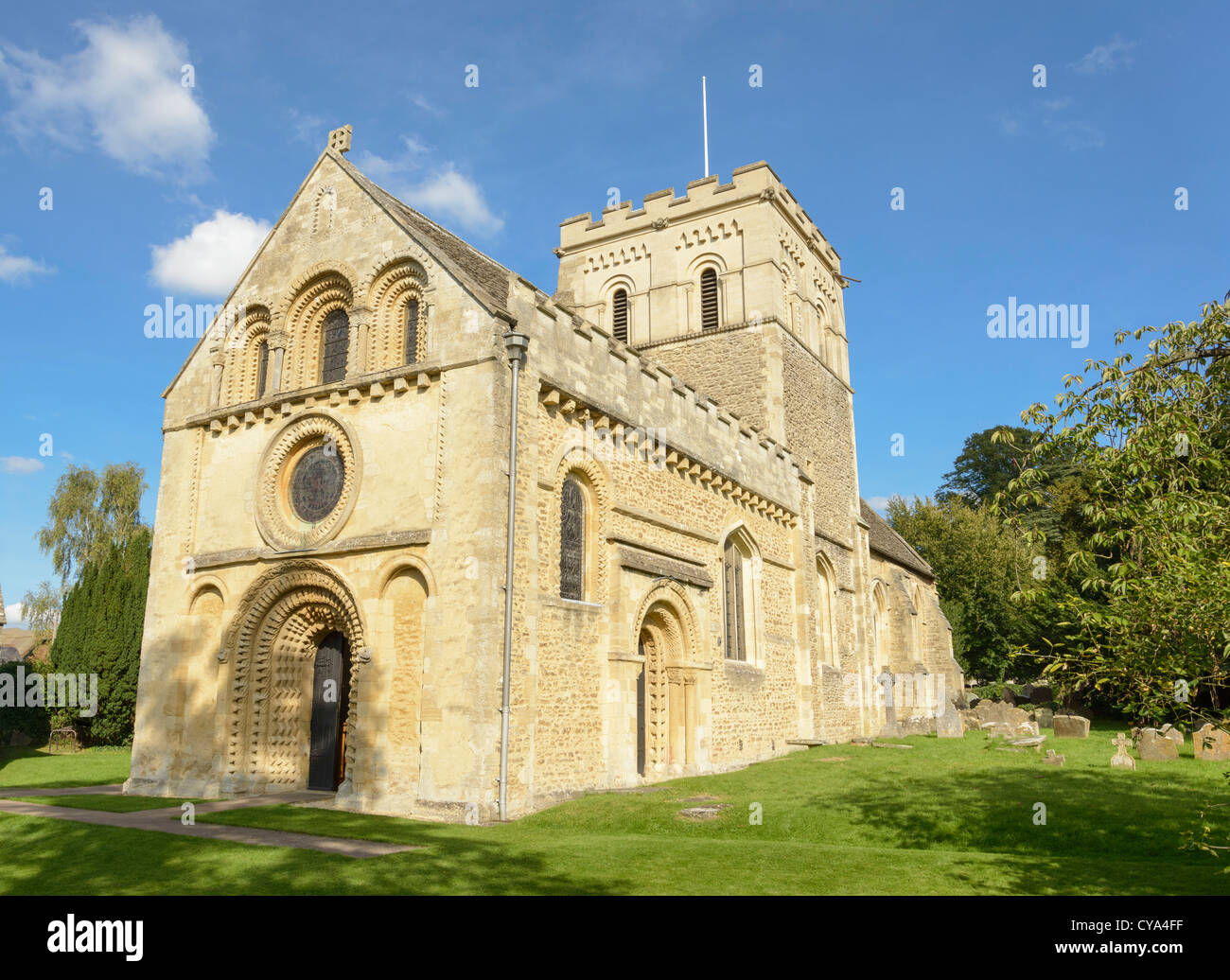 L'église St Mary d'Iffley Oxford UK Banque D'Images