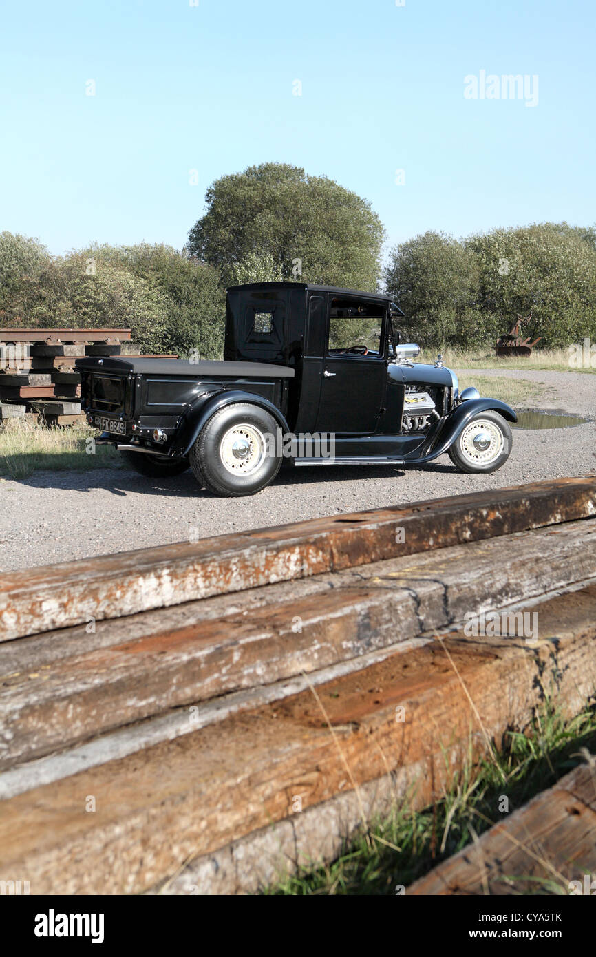 Ford flat back hot rod Banque D'Images