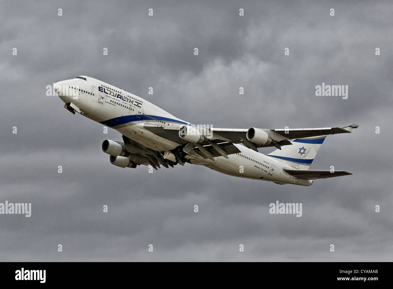 Boeing 747 jumbo jet Banque D'Images