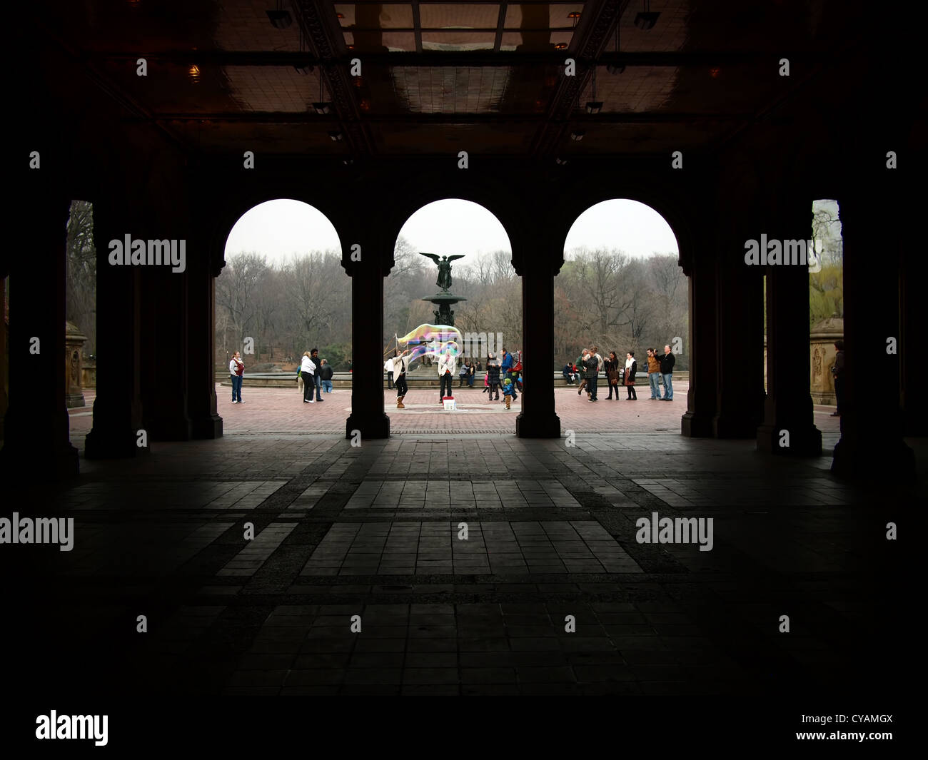 Bethesda Terrace, Central Park Banque D'Images